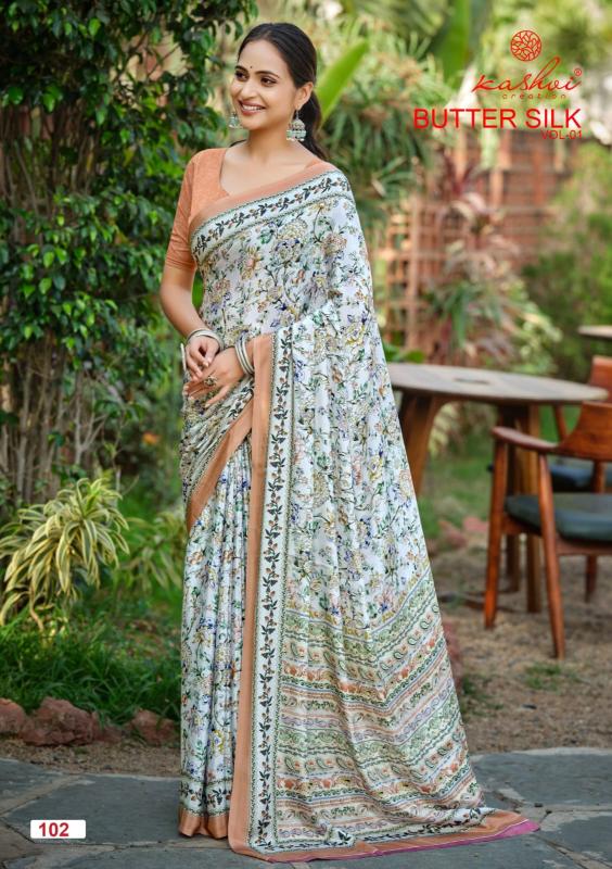 Kashvi butter silk vol 1 saree wholesale surat market